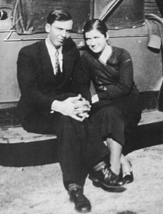 Courtesy James M. Pitts Lillian Cook Stewart is pictured with her husband to be, J. Furman Stewart, on the running board of his new Chevrolet many years ago.