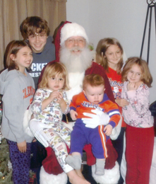 One of the greatest joys in Dickie Stewart’s life was serving as Santa Claus for not only his own grandchildren, but the children at his home church, Secona Baptist Church. His long white beard wasn’t his strongest Santa trait, however. “It was the twinkle in his eyes,” longtime friend Ann Garren said.