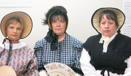 Courtesy photo Debbie Teeple, Debbie Hendricks and Cydi Banks as Singing Belles.