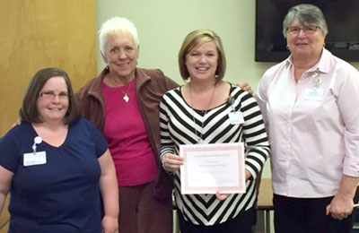 Pictured, from left, are Amanda Cooper, Diana Hancock, Renee Turner and Barbara Woolsey.