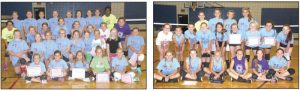 The 22nd annual Number One Volleyball Camp was held Aug. 1-4 at the Pickens Recreation Center. Pictured are the girls who participated in the event.