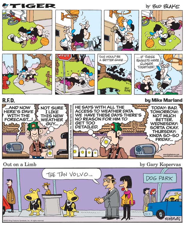 Today's comics and puzzles 