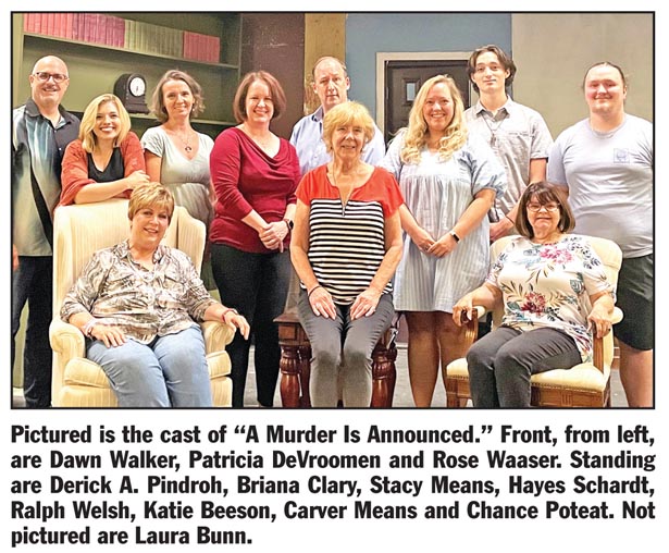 ‘A Murder Is Announced’ to open