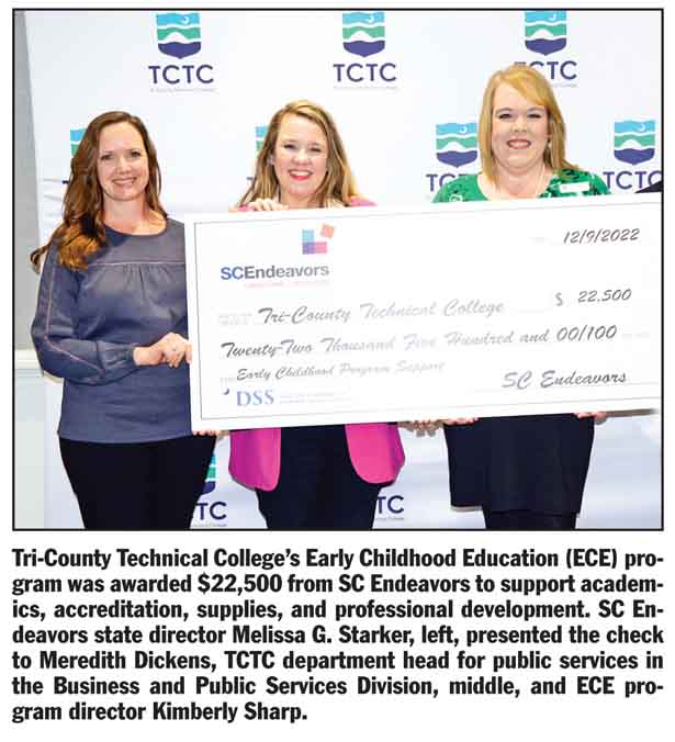 Tri-County ECE program receives grant