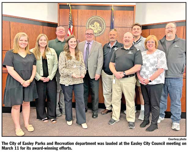 Easley Rec recognized for excellence