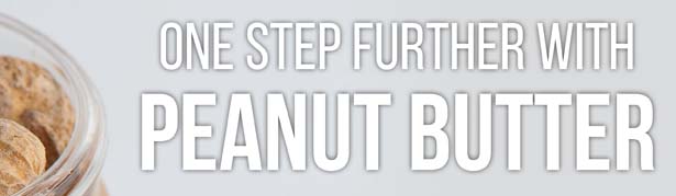 One step further with peanut butter