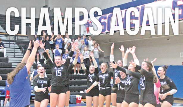 Pickens sweeps Bishop England for 18th volleyball championship