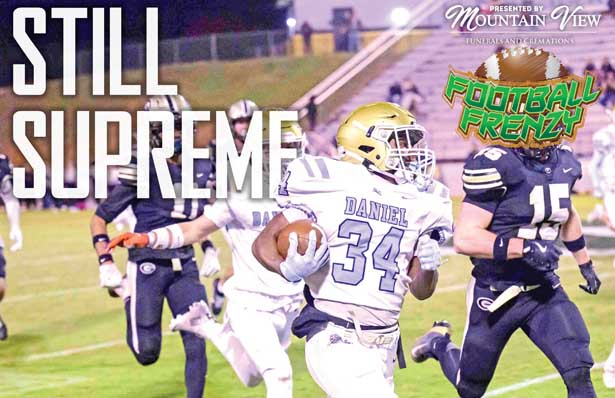 This week in the PICKENS COUNTY COURIER’s FOOTBALL FRENZY Sponsored by MOUNTAIN VIEW FUNERALS AND CREMATIONS