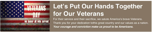 Local businesses pay tribute to our veterans