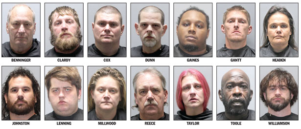 Drug investigation nets 14 arrests