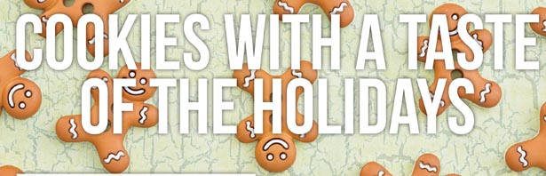 Cookies with a taste of the holidays