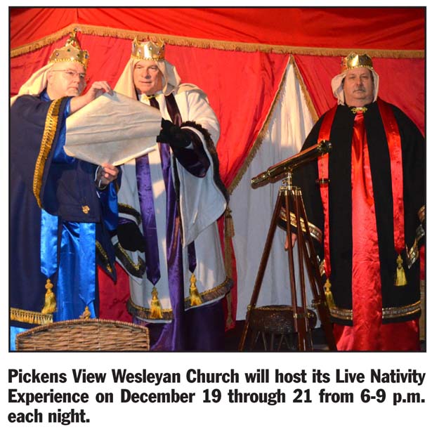 Pickens View Live Nativity Experience starts Friday