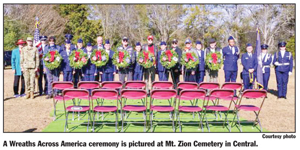 Wreaths Across America ceremonies held across county