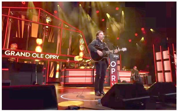 Whiten takes the stage at the Opry
