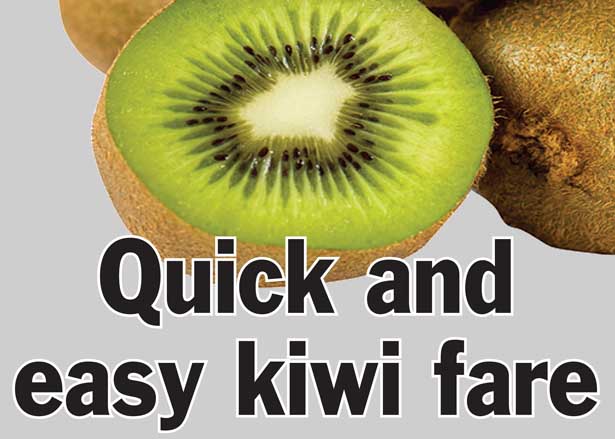 Quick and easy kiwi fare